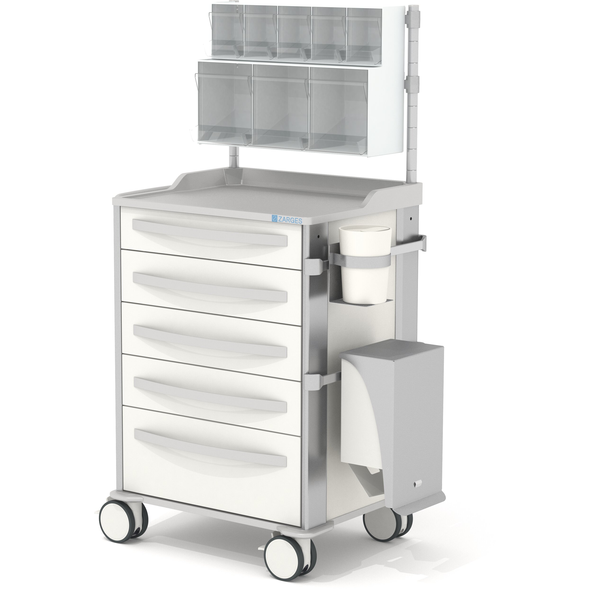 MPO anaesthesia trolley