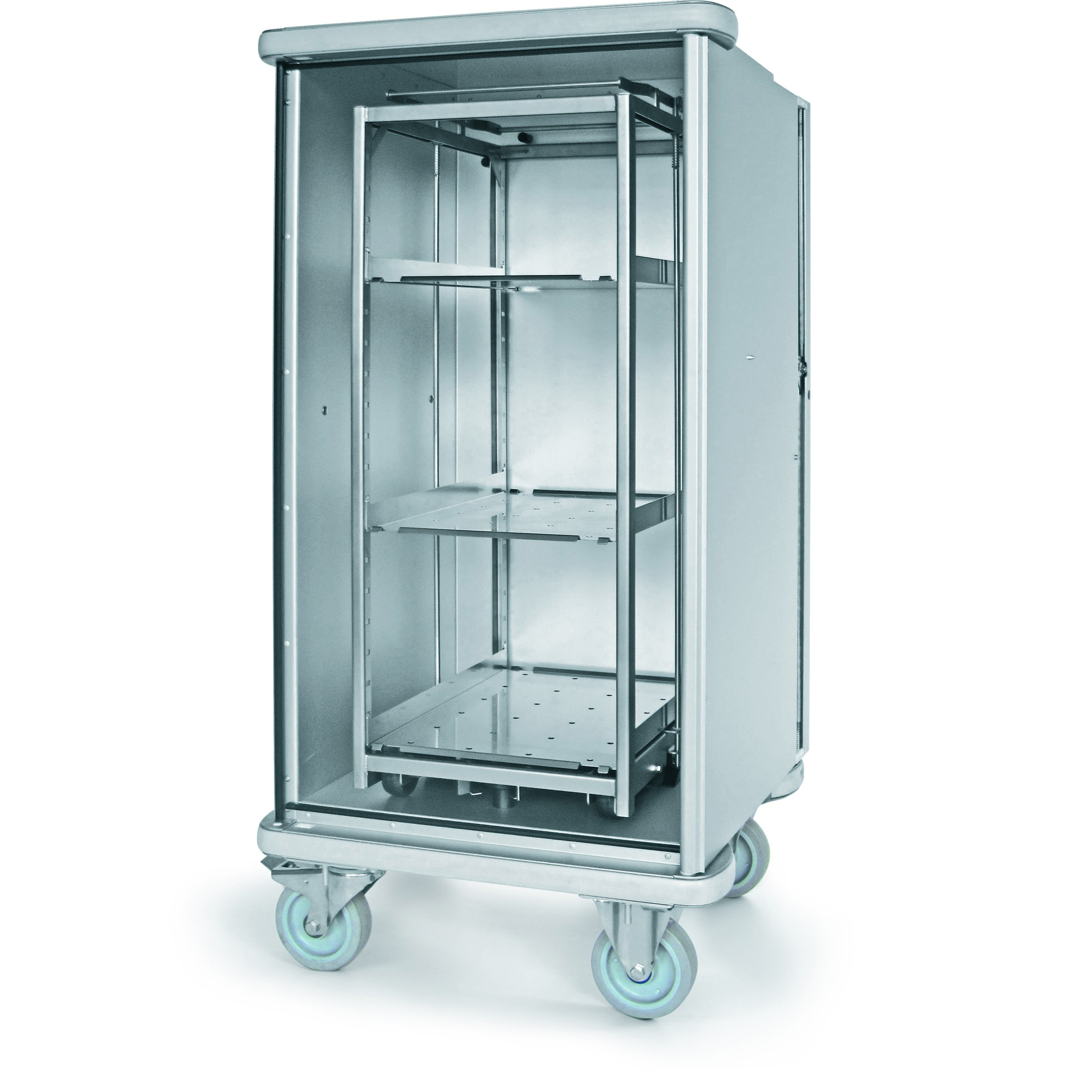 Sterile supply and disposal trolley system